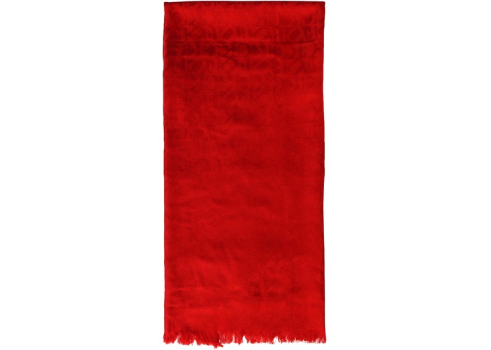 Supreme Fuck Wool Scarf Red