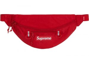 SupremeWaistBagSS19Red