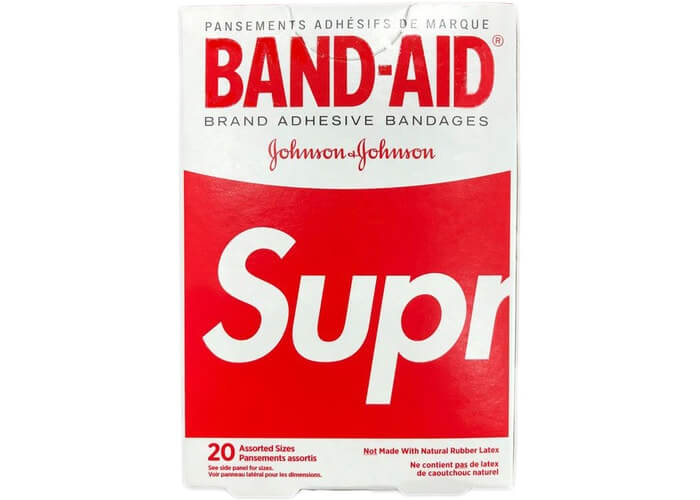 Supreme x Band Aid Adhesive Bandages