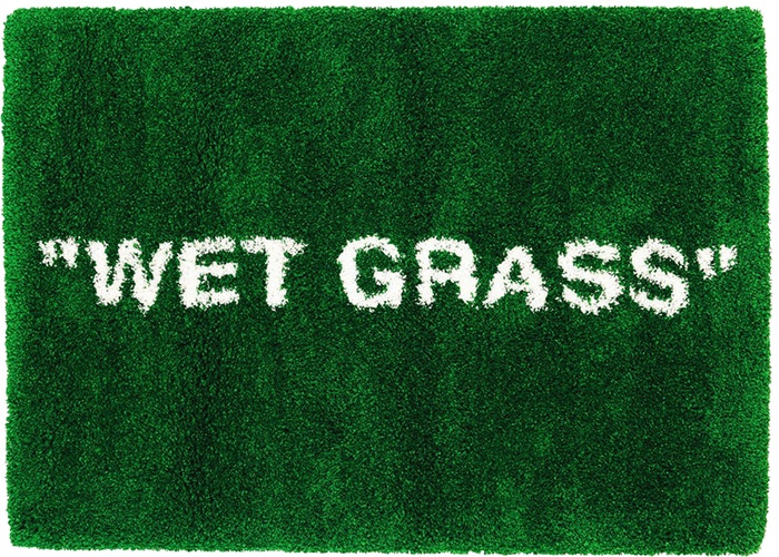 teatro películas acceso Virgil Abloh X Ikea "Wet Grass" Rug - Plugtown