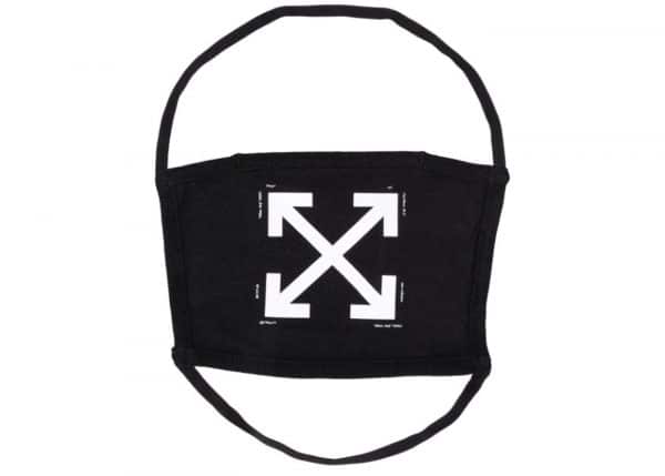 OFF-WHITE ARROWS OVER THE HEAD FACE MASK. BLACK /WHITE.
